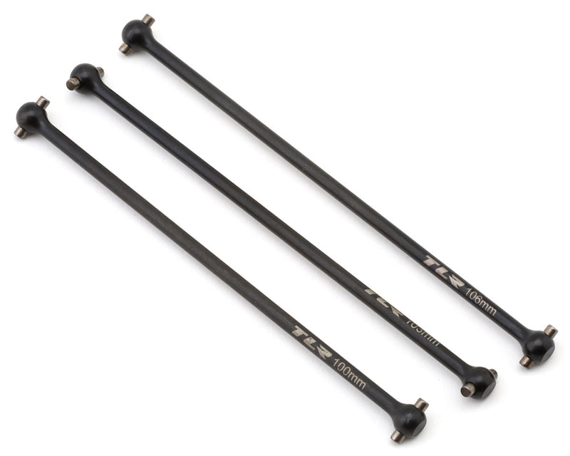 TLR-1304 Team Losi Racing 22X-4 2.0 Steel Rear Center Dogbones (100/103/106mm)