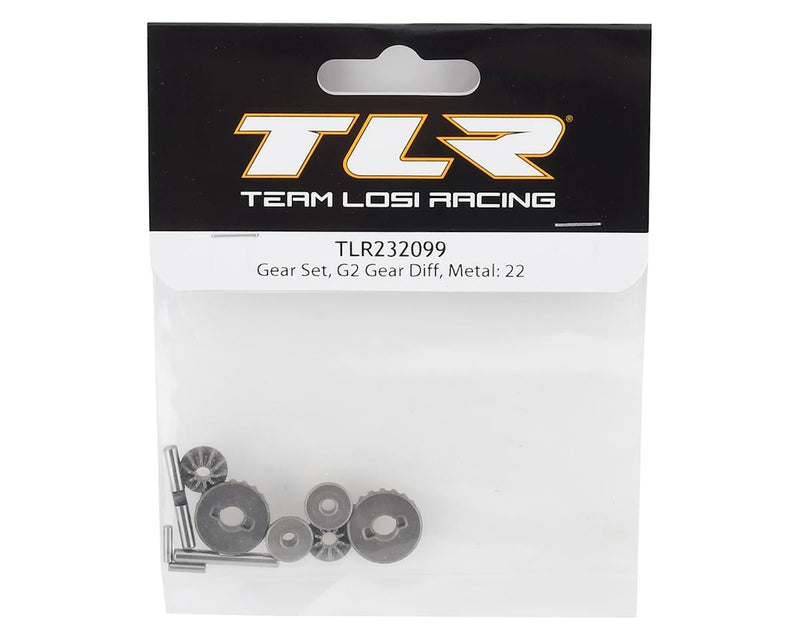TLR232099 Team Losi Racing 22 G2 Gear Differential Metal Gear Set