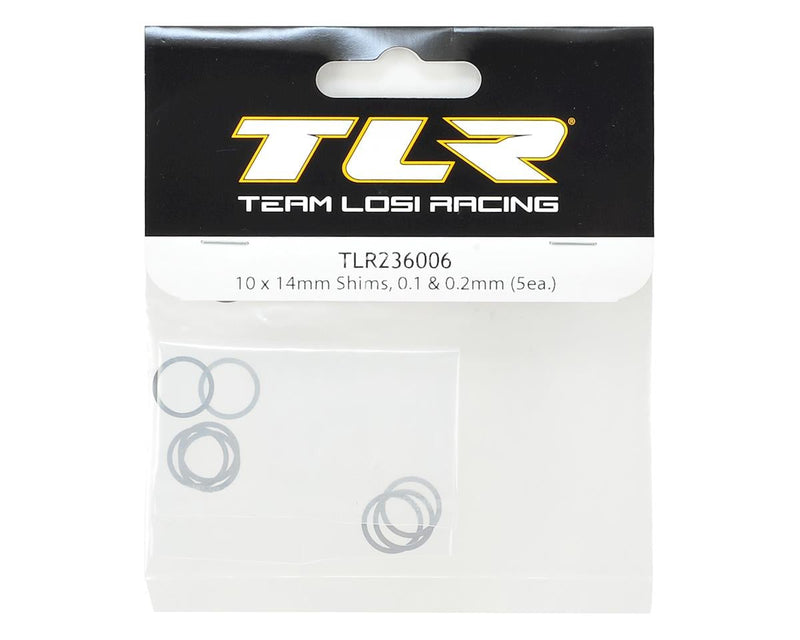 TLR236006 TLR 10x14mm Shim Set (0.1mm & 0.2mm) (5)