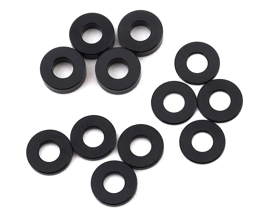 TLR336007 TLR M3 Caster Block Aluminum Washer Set (Black) (4)