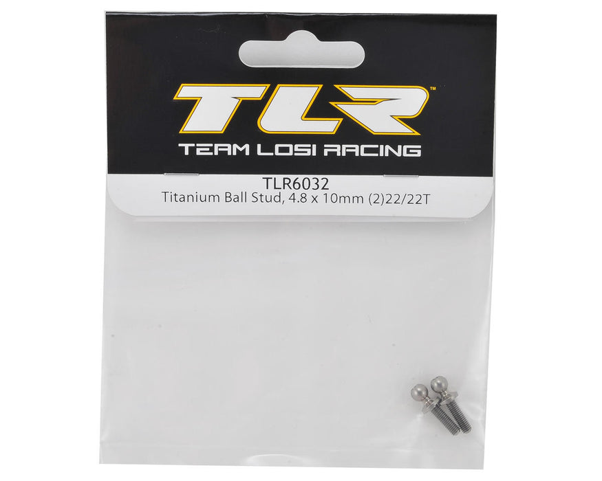 TLR6032 Losi Titanium Ball Stud, 4.8 X 10mm