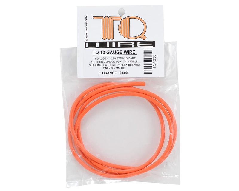 TQW1330 TQ Wire Silicone Wire (Orange) (3') (13AWG)