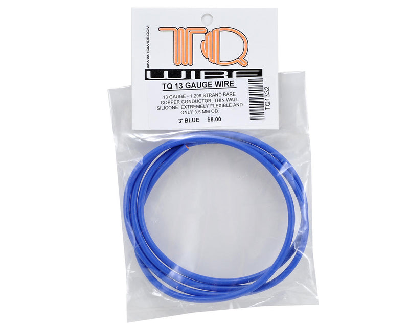 TQW1332 TQ Wire Silicone Wire (Blue) (3') (13AWG)
