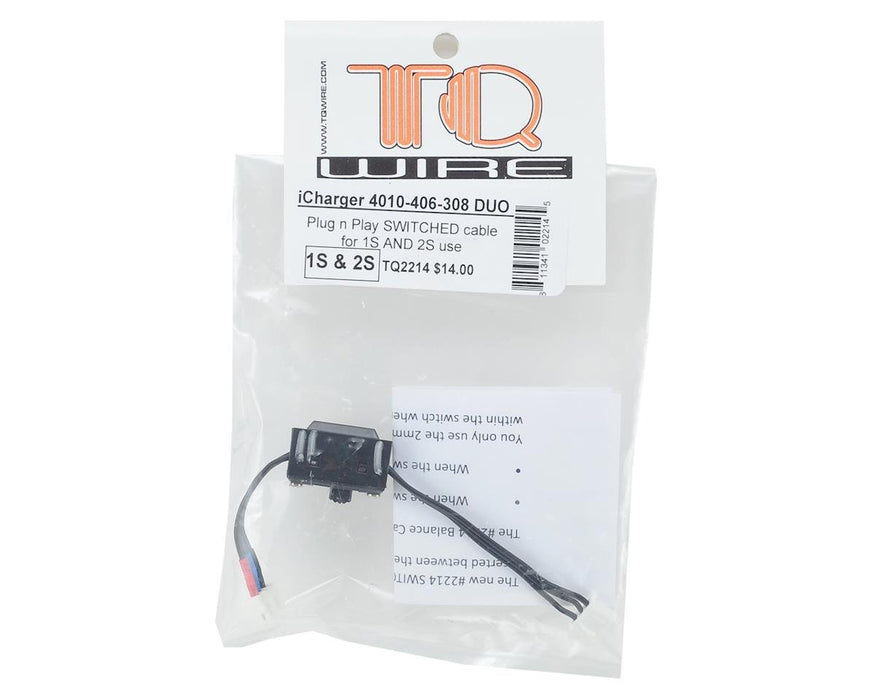 TQ2214 TQ Wire Plug N Play 1S/2S Switched iCharger Balance Extension