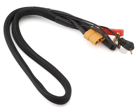 TQW2729 TQ Wire XT90 2S Charge Cable w/4mm & 5mm Bullet Connector (2') (iCharger/iSDT)