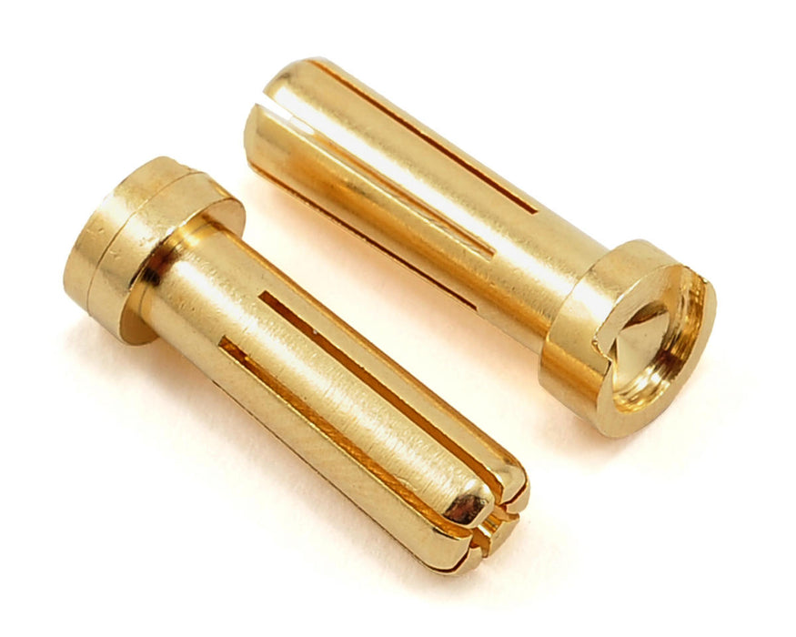 TQ Wire 5mm Low Profile Bullet, Male  (pair) TQ2507
