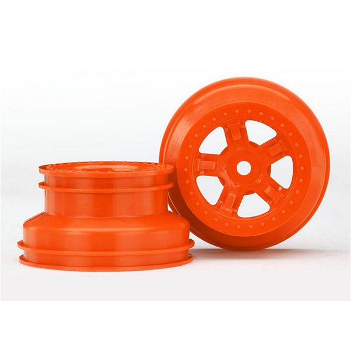 7673A Wheels, SCT Orange Beadlock ST