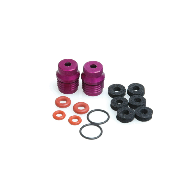 U1818 SCHUMACHER Purple Alloy Shock Seal Housing (pr)