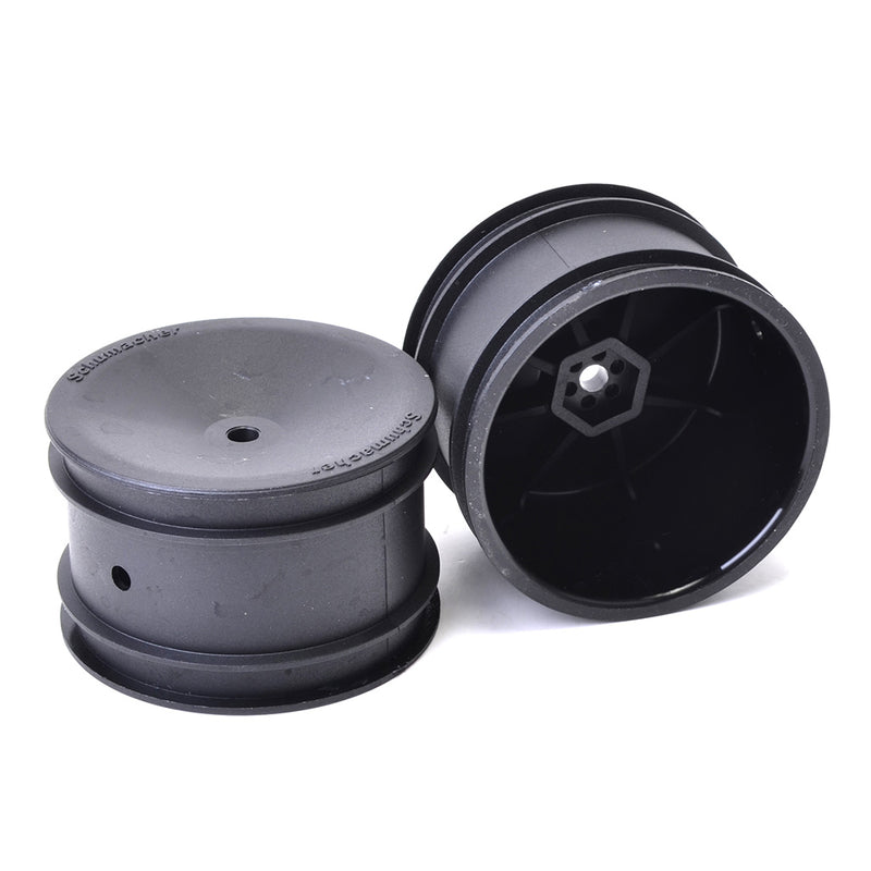 U4365 Schumacher Wheel Hex Rear - Black - Off Road