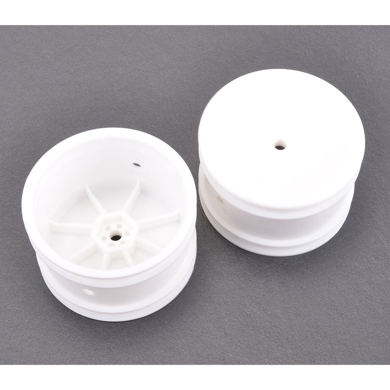 U4366 Schumacher Wheel Hex Rear - White - Off Road