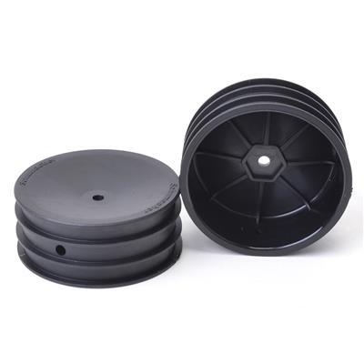 U4367 Wheel; Hex Front - Black - 2wd - pr Wheel Fitting - Hex - 12mm