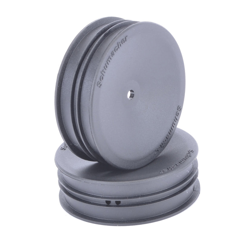 U4660 Schumacher Wheel: Hex - Slim - 2WD - Black