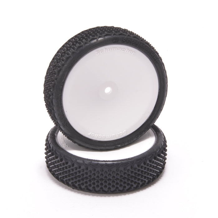 U6910 Schumacher Splinter - 1/10 2WD Tyres - Yellow - Pre-Glued