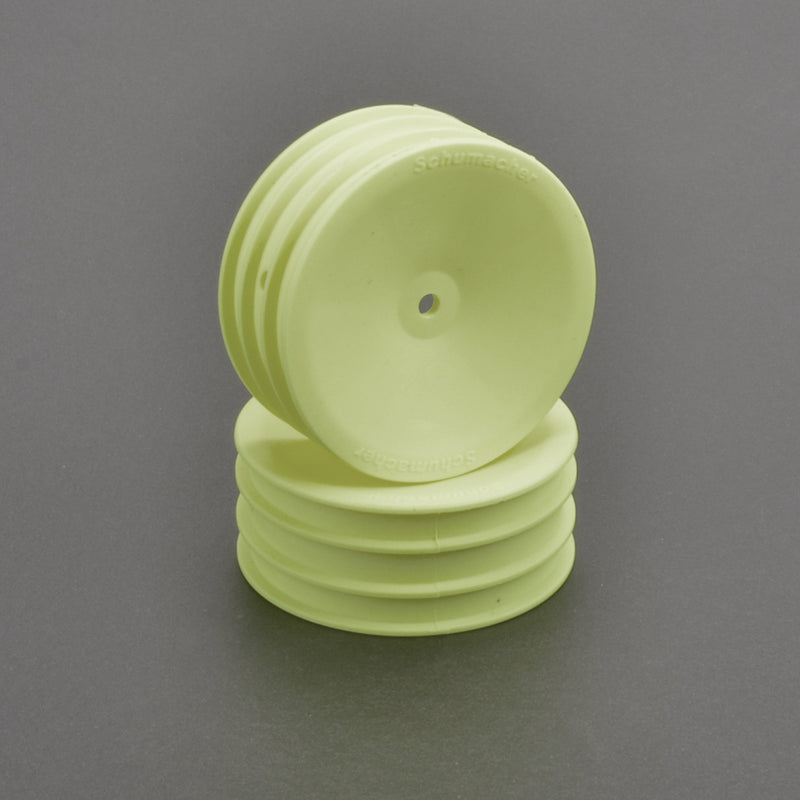 U7454 Schumacher Wheel Front Slim 2WD - Neon Yellow