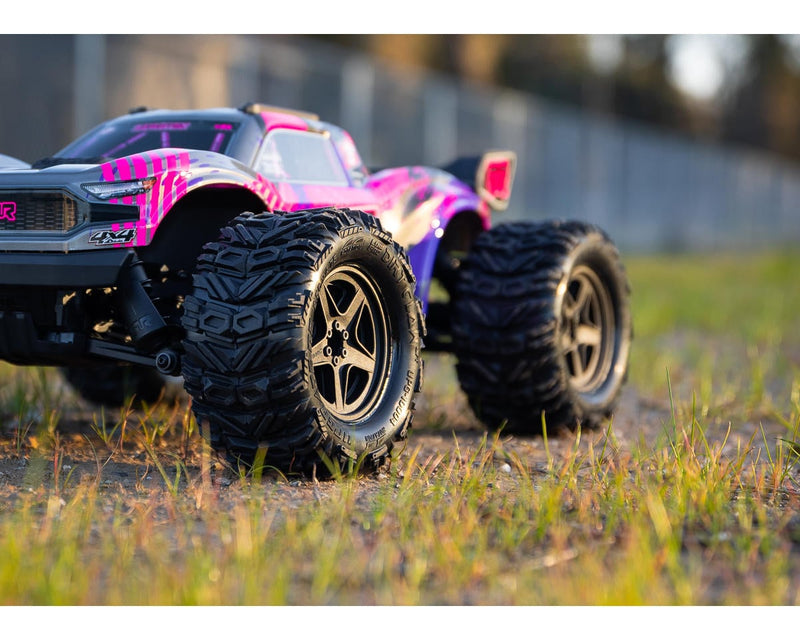 UPG-10004 UpGrade RC Low-Pro BELTED Dirt Claw 2.8" Pre-Mounted All-Terrain Tires w/5-Star Wheels (2) (17mm/14mm/12mm Hex)