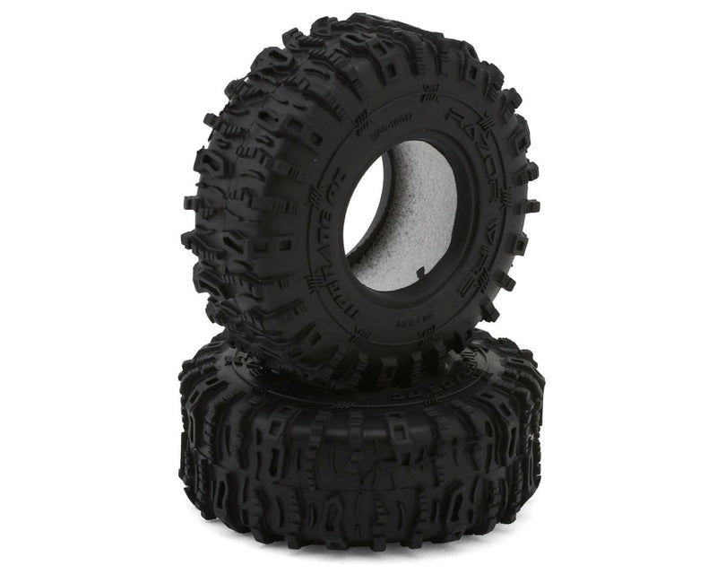 UPG-10017 UpGrade RC Micro Razor Wire 1.0" Class 1 Micro Crawler Tires (2) (57mm OD) (Super Soft)