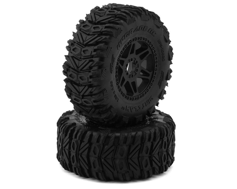 UPG-10020 UpGrade RC Dirt Claw SC 2.2/3.0" Pre-Mounted BELTED Short Course Truck Tires (2) (17mm/14mm/12mm Hex)