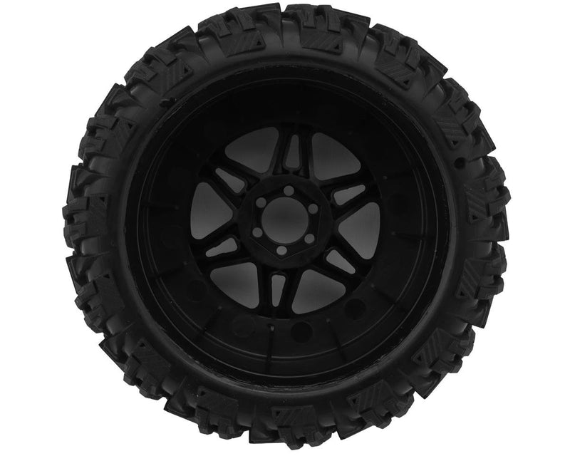UPG-10020 UpGrade RC Dirt Claw SC 2.2/3.0" Pre-Mounted BELTED Short Course Truck Tires (2) (17mm/14mm/12mm Hex)