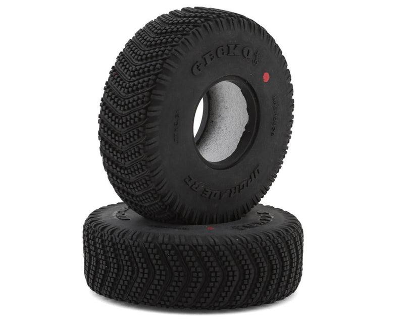 UPG-10029 UpGrade RC Micro Gecko 1.0" Class 2 Extreme Performance Micro Crawler Tires (2) (64mm OD) (Super Soft)