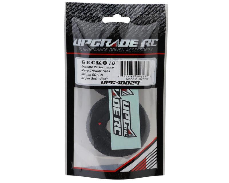 UPG-10029 UpGrade RC Micro Gecko 1.0" Class 2 Extreme Performance Micro Crawler Tires (2) (64mm OD) (Super Soft)