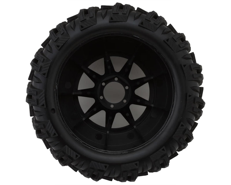 UPG-10035 UpGrade RC BELTED Dirt Claw 2.9" Pre-Mounted Tires for Traxxas® MAXX® (2) (Regular & Wide Offset Hexes Included)