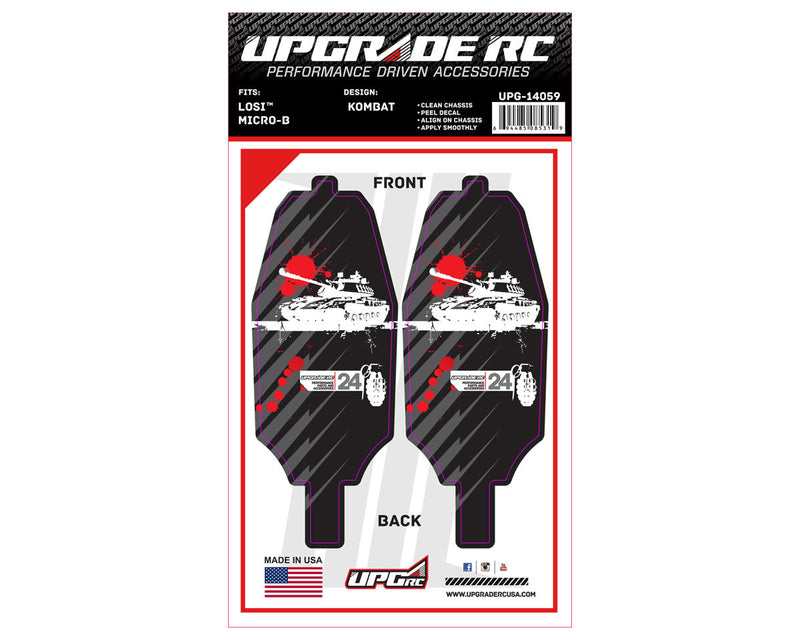 UPG-14059 UpGrade RC Chassis Protector for Losi® Micro-B (Kombat) (2)