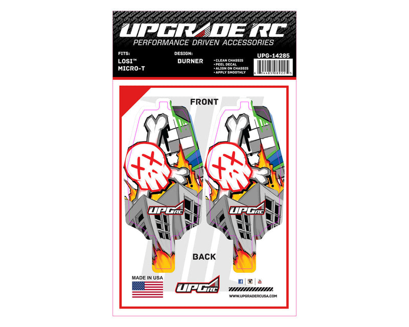 UPG-14285 UpGrade RC Chassis Protector for Losi® Micro-T (Burner) (2)