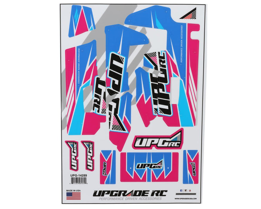 UPG-14289 UpGrade RC "Apex" Graphic Set for Losi® 22S™ Sprint Car (Blue)
