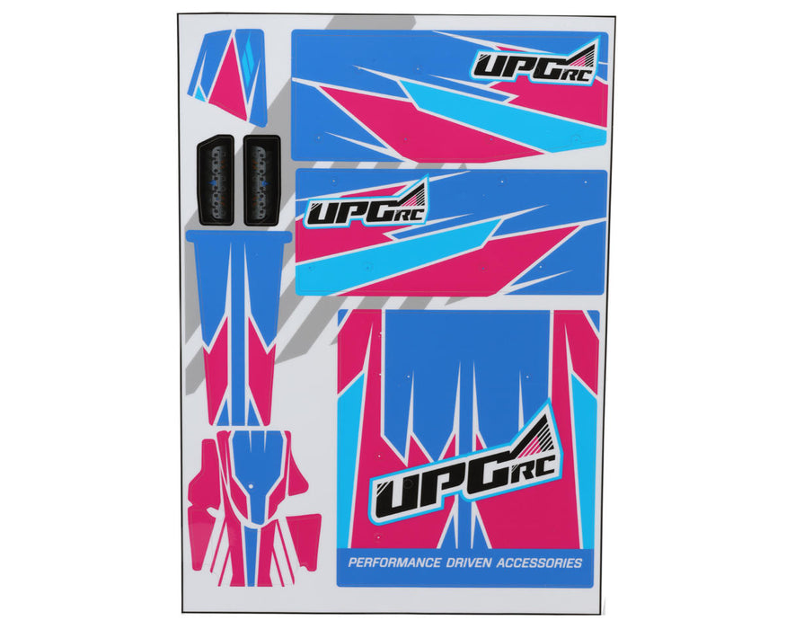 UPG-14289 UpGrade RC "Apex" Graphic Set for Losi® 22S™ Sprint Car (Blue)