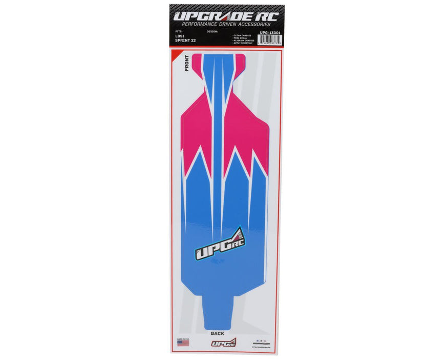 UPG-14289 UpGrade RC "Apex" Graphic Set for Losi® 22S™ Sprint Car (Blue)