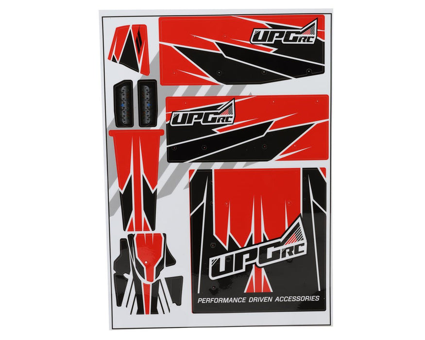 UPG-14290 UpGrade RC "Apex" Graphic Set for Losi® 22S™ Sprint Car (Red)