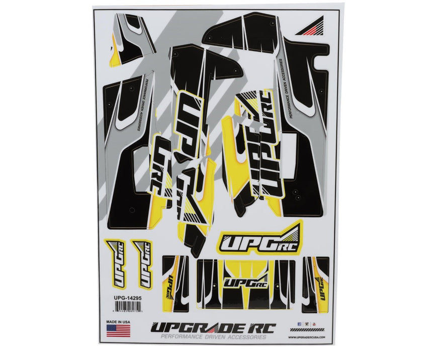 UPG-14295 UpGrade RC "Velocity" Graphic Set for Losi® 22S™ Sprint Car (Yellow)