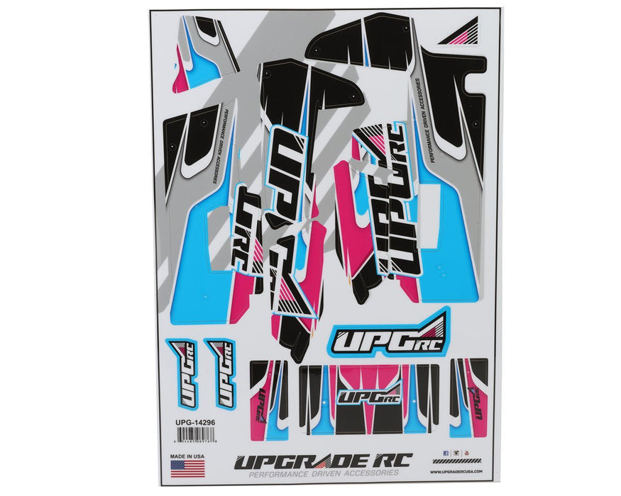UPG-14296 UpGrade RC "Velocity" Graphic Set for Losi® 22S™ Sprint Car (Pink)