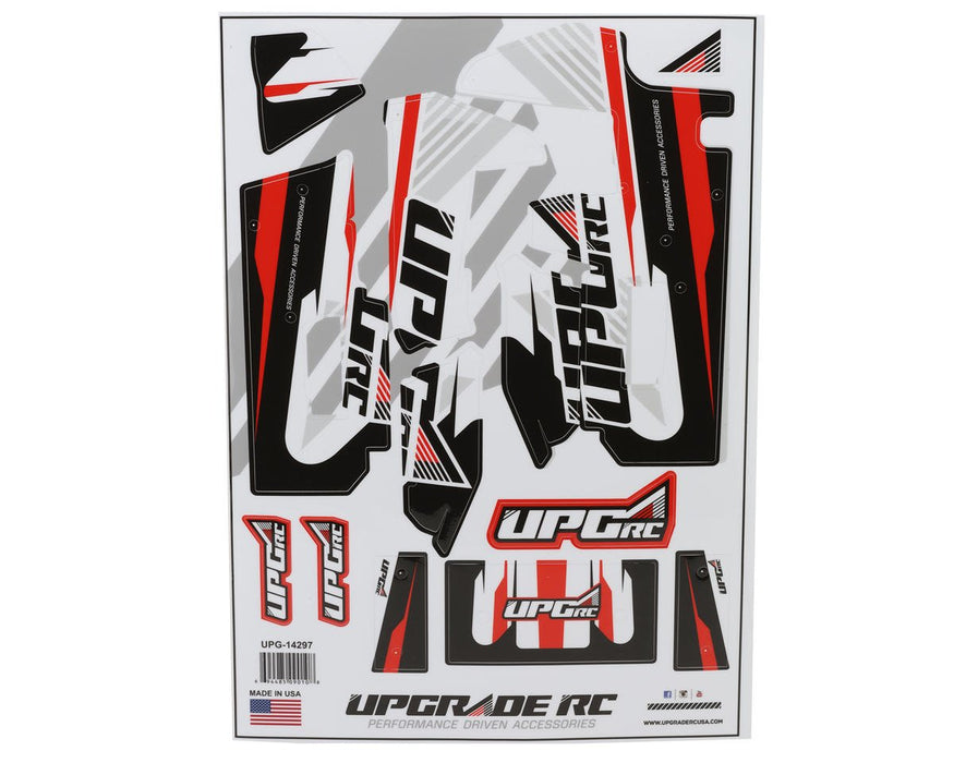 UPG-14297 UpGrade RC "Vector" Graphic Set for Losi® 22S™ Sprint Car (Red)