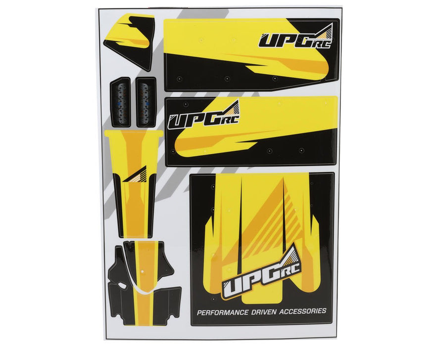 UPG-14299 UpGrade RC "Vector" Graphic Set for Losi® 22S™ Sprint Car (Yellow)