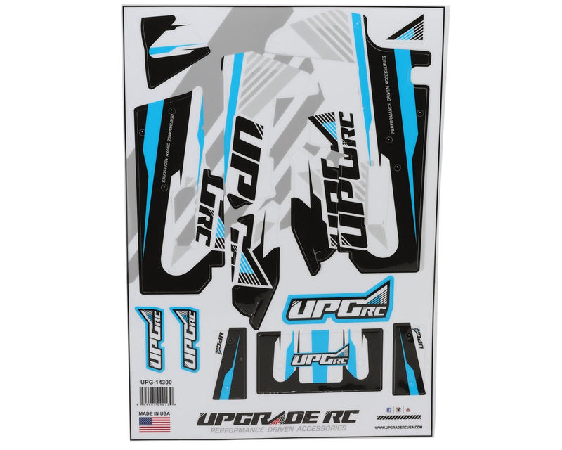 UPG-14300 UpGrade RC "Vector" Graphic Set for Losi® 22S™ Sprint Car (Blue)