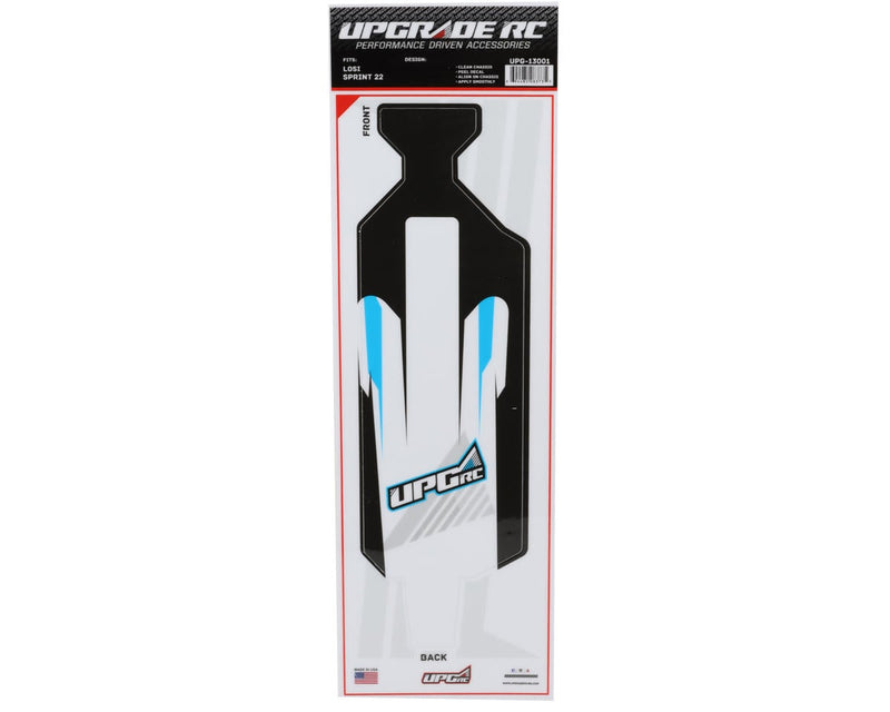 UPG-14300 UpGrade RC "Vector" Graphic Set for Losi® 22S™ Sprint Car (Blue)