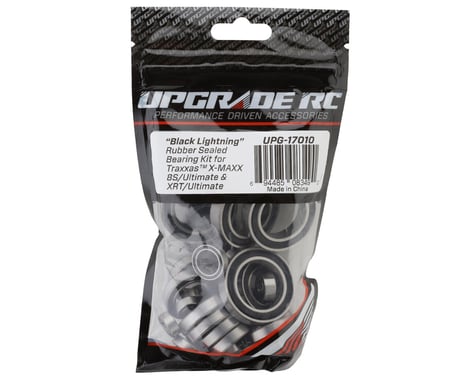 UPG-17010 UpGrade RC "Black Lightning" Rubber Sealed Bearing Kit for Traxxas® 8S X-Maxx®/XRT® Ultimate