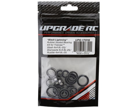 UPG17016 UpGrade RC "Black Lightning" Rubber Sealed Bearing Kit for Traxxas® 4x4 BL-2S™ Slash®/Stampede®/Rustler®