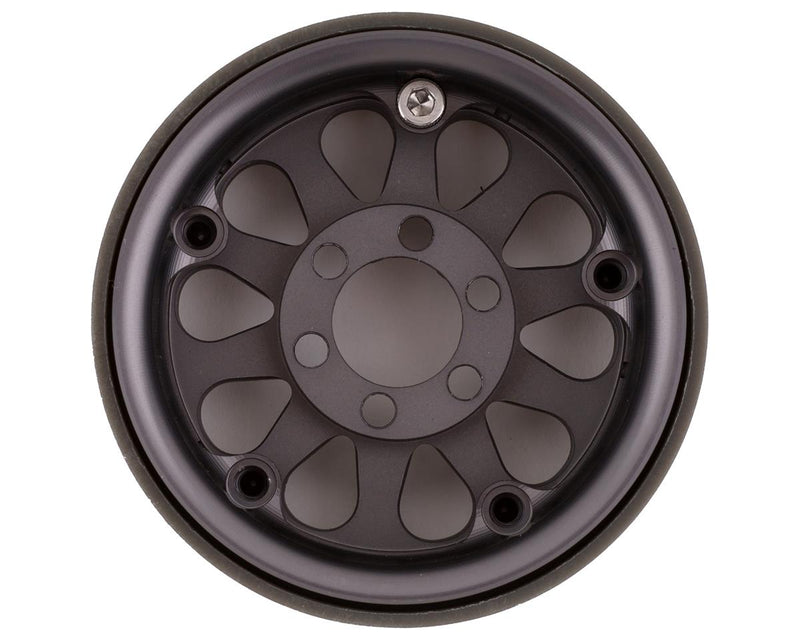VPS07758 Vanquish Products Method 101 V2 1.9" Beadlock Crawler Wheels (Grey/Black) (2)