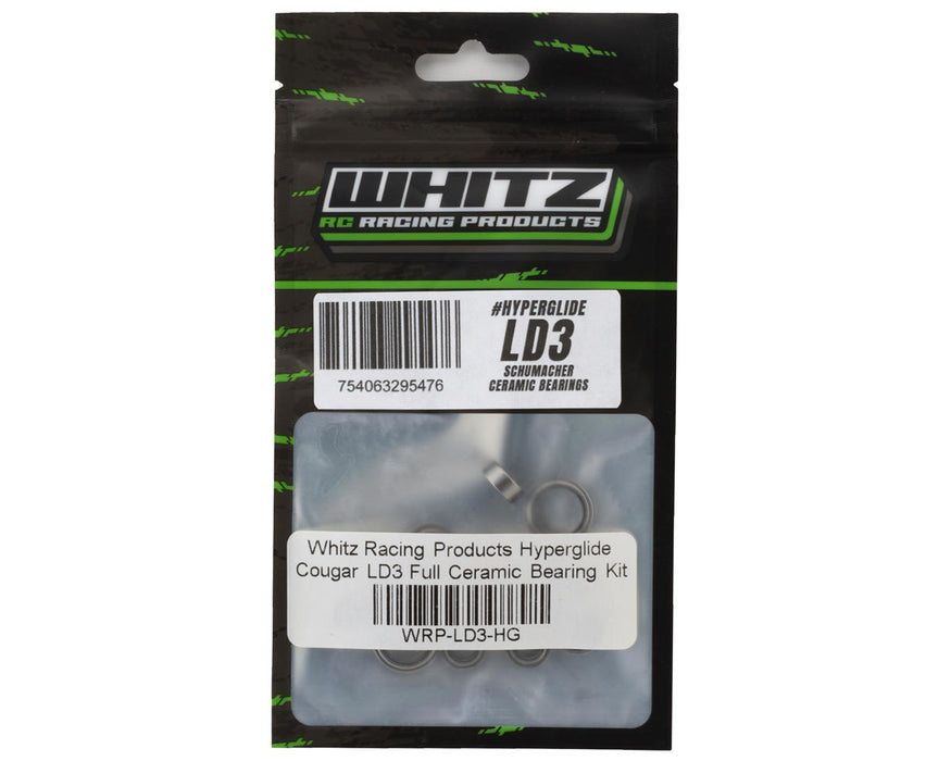 WRP-LD3-HG WHITZ Racing Products Hyperglide Cougar LD3 Full Ceramic Bearing Kit