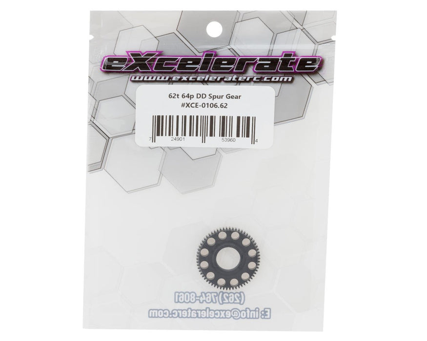 XCE-0106.62 eXcelerate 64P DD Spur Gear (62T)