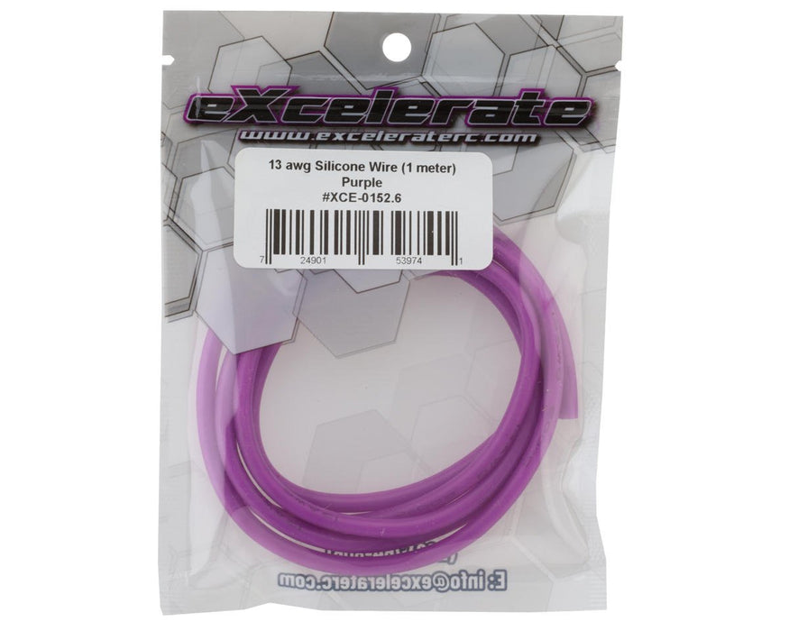 XCE-0152.6 eXcelerate Silicone Wire (Purple) (1 Meter) (13AWG)