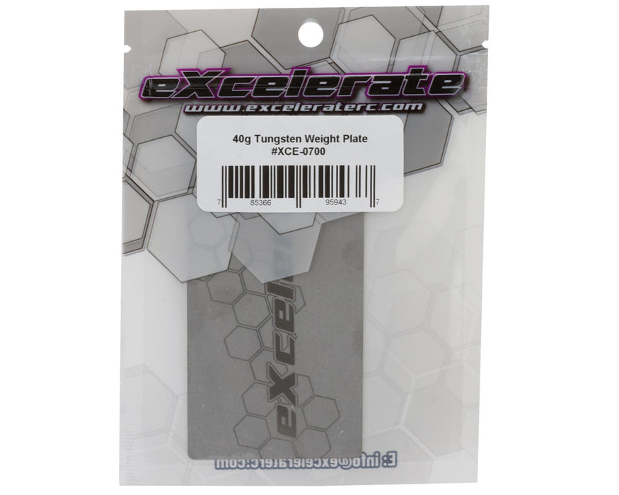 XCE-0700 eXcelerate Tungeston 1S Battery Weight Plate (40g)