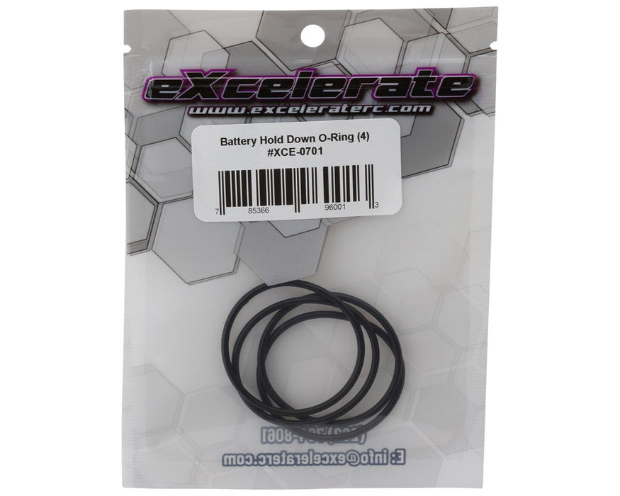 XCE-0701 eXcelerate Prodigy 12 Battery Hold Down O-Rings (4)