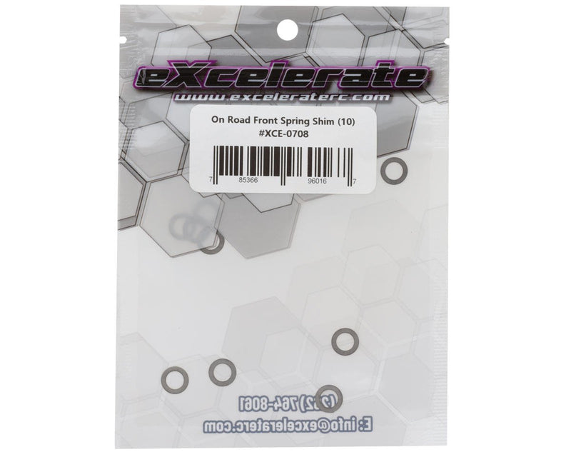 XCE-0708 eXcelerate Prodigy 5mm On-Road Spring Shims (10)