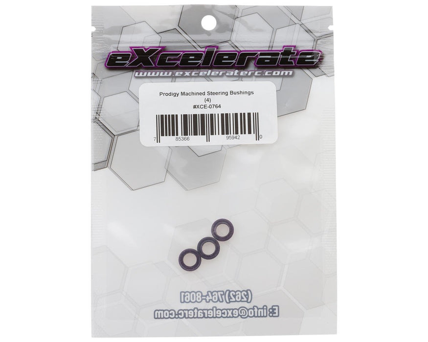 XCE-0764  eXcelerate Steering Bushings for Prodigy/Awesomatix A12 (4)