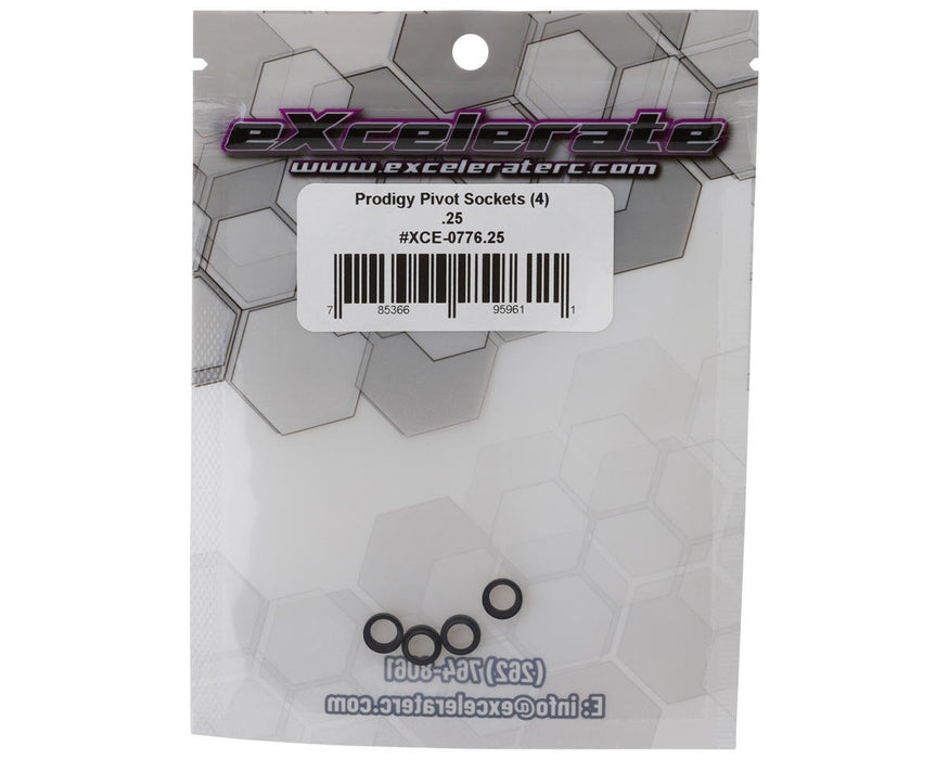XCE-0776.25 eXcelerate Prodigy Pivot Sockets (4) (0.25mm)