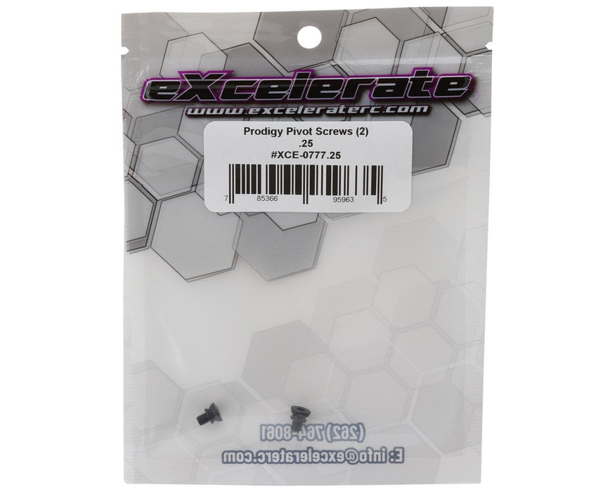 XCE-0777.25 eXcelerate Prodigy Pivot Screws (2) (0.25mm)