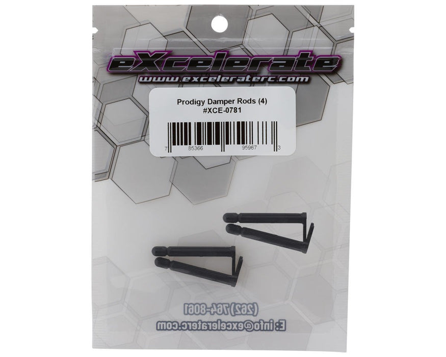 XCE-0781  eXcelerate Prodigy Damper Rods (4)